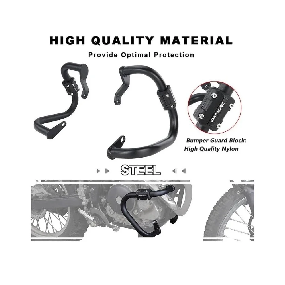 Motorcycle Engine Guard Compatible with XT250 2025, XT250 / XT250X 2008-2011
